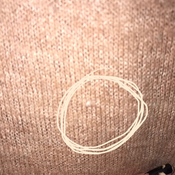 Free People Blush Dolman Sleeve Cutout Sweater M - Picture 4 of 4